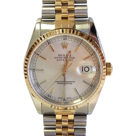 rolex uhren herren oyster perpetual datejust 16233 silver|what does rolex 16233 mean.